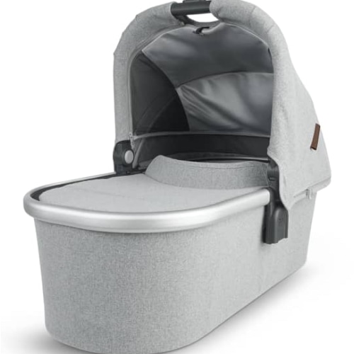 UPPAbaby Bassinet/Compatible with Vista, Cruz, Ridge, Minu Strollers/Overnight Sleep Solution/Mattress