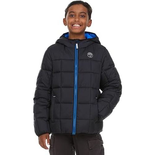 Gerry Packable Puffer Jackets for Boys, Hooded Boys Winter Coat Outerwear