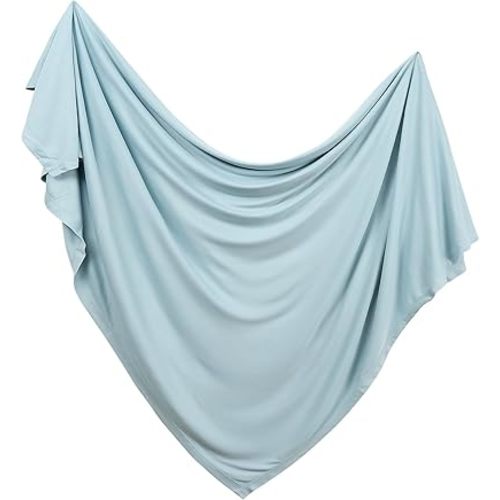 Supersoft Swaddle Blanket, Premium Bamboo Viscose Baby swaddling Blankets for Newborns, Lightweight & Breathable Swaddle Blankets for Boys and Girls, 47” x 47”, Neutral Baby Essentials