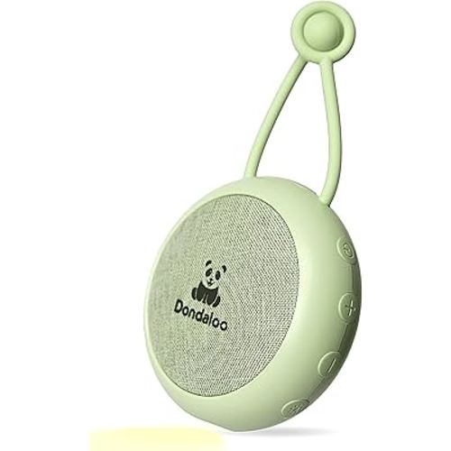 Portable White Noise Machine for Baby & Kids – Sound Machine with 10 Selected Soothing Sounds, Night Light, Auto-Off Timer, Volume Control, USB-C Rechargeable, Nursery & Travel Essential