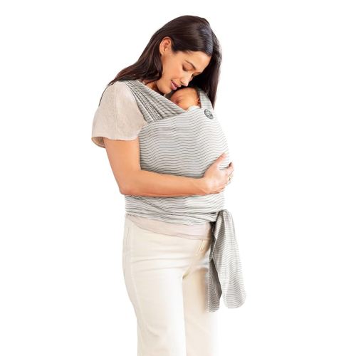 Moby Baby Wrap Carrier Classic by Petunia Pickle Bottom for Newborns to Toddlers (8-33lbs), Infant Sling Carrier, Lightweight & Hands Free Design, Adjustable for All Body Types (Ripple)