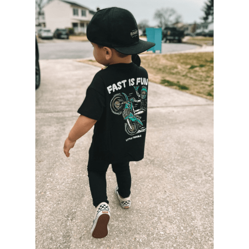 Little Trouble T-shirt | Fast is Fun | Little Trouble