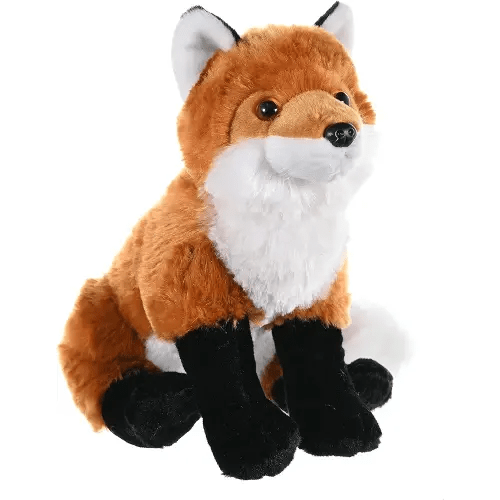 Wild Republic Red Fox Plush, Stuffed Animal, Plush Toy, Gifts for Kids, Cuddlekins 12 inch (10944)
