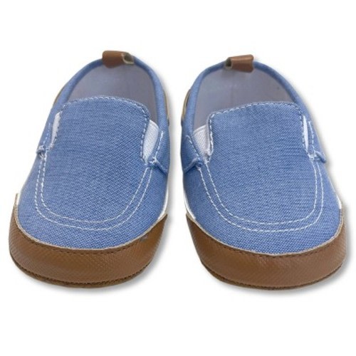 Baby Boys' Crib Shoes - Cat & Jack™ Blue, Size: 3-6M