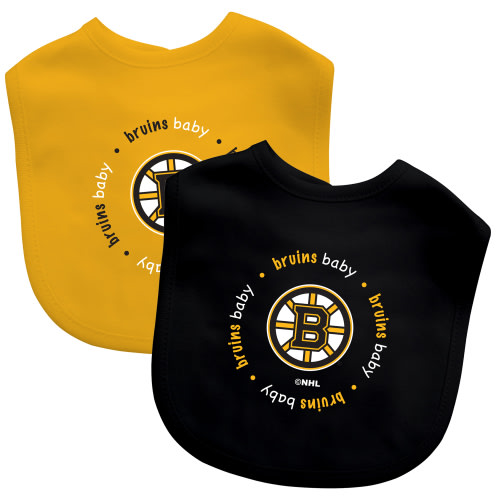BabyFanatic Officially Licensed Unisex Baby Bibs 2 Pack - NHL Boston Bruins