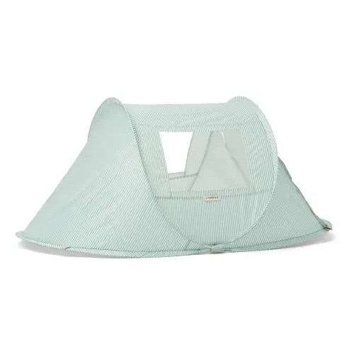 Liewood - Bjork tent - Printed Stripe Ice blue/ Creme de la creme | Smallable