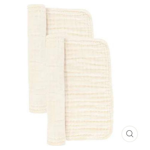 Shop Cloud Muslin™ Burp Cloth 2 Pack - Cream - Li'l Baby Sprouts
