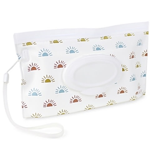 Itzy Ritzy® Take & Travel Pouch Reusable Wipes Case in Desert Sunrise