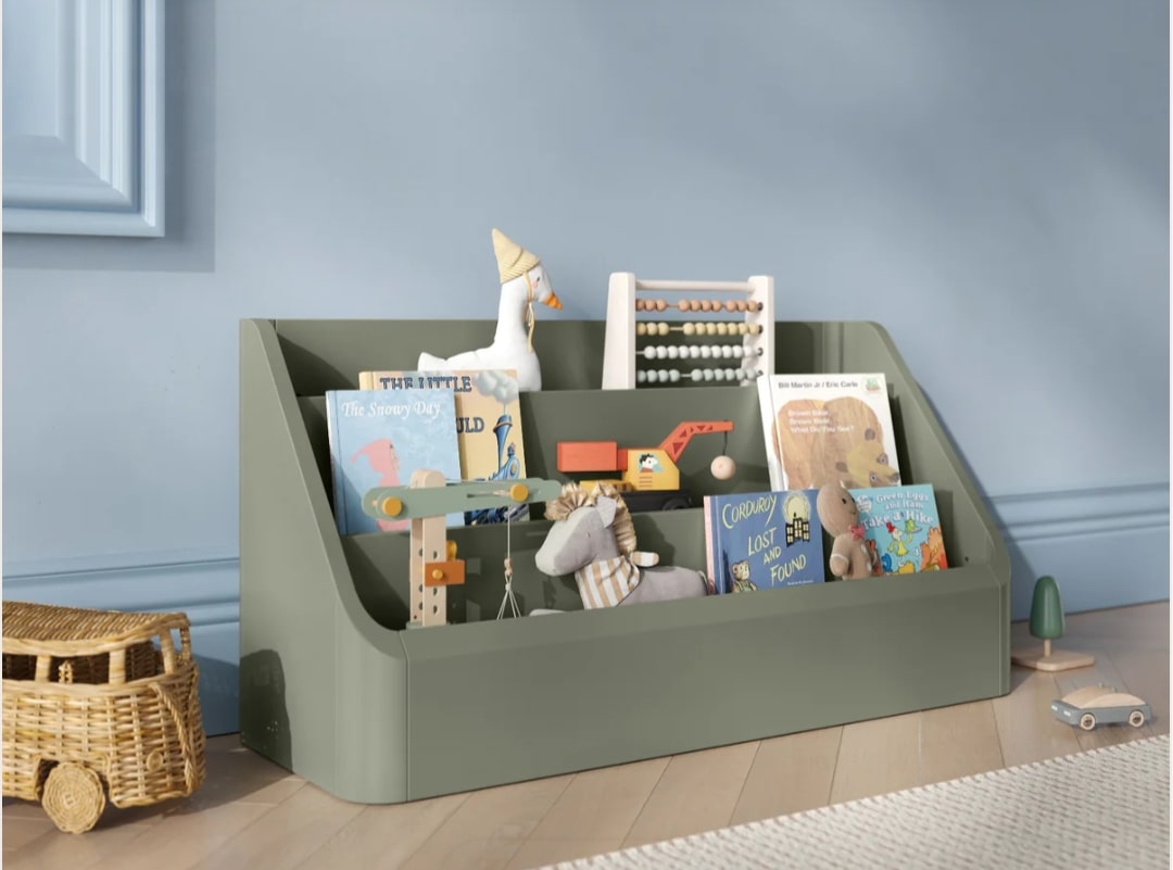 Wave Montessori Bookshelf | Nestig