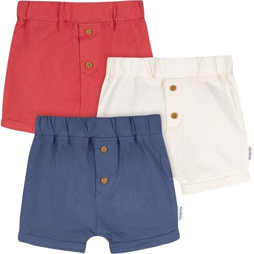 Gerber Baby 3-Pack Knit Shorts