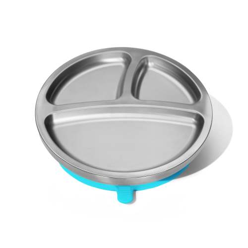 The Perfect Stainless Steel Divided Suction Baby and Toddler Plate