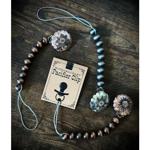 Buckaroo Baby Pacifier Clip