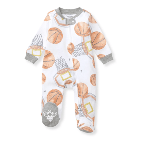 Basketball Organic Baby Sleep & Play - 0-3 Months