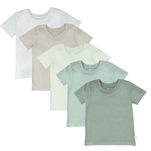 5-Pack Organic Cotton Short Sleeve T-Shirts | Honest Baby Clothing
