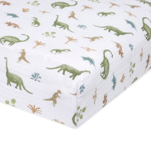 Aden + Anais Essentials Crib Sheet - Dino Jungle