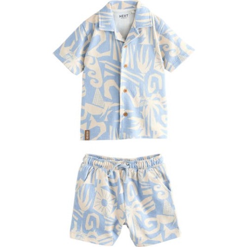Kids' Graphic Print Shirt & Shorts Set, 3-4Y