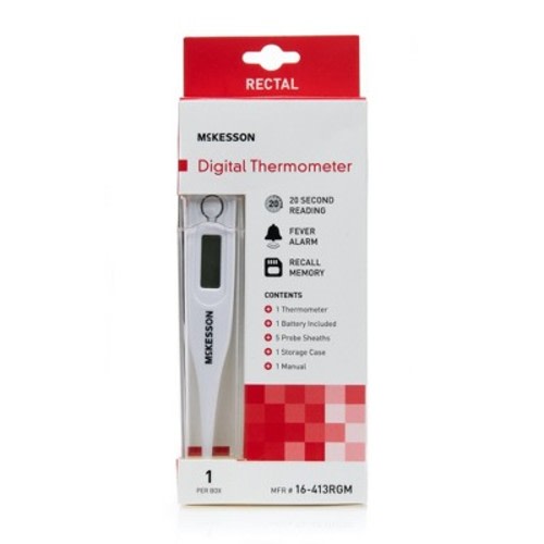 McKesson Rectal Digital Thermometer, 1 Count