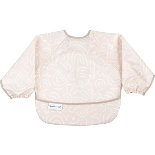 Tiny Twinkle Mess Proof Baby Bib, Full Sleeve Bib Outfit, Waterproof Bib for Toddlers, Machine Washable, Tug Proof Closure