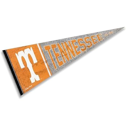 Tennessee Volunteers Pennant Throwback Vintage Banner