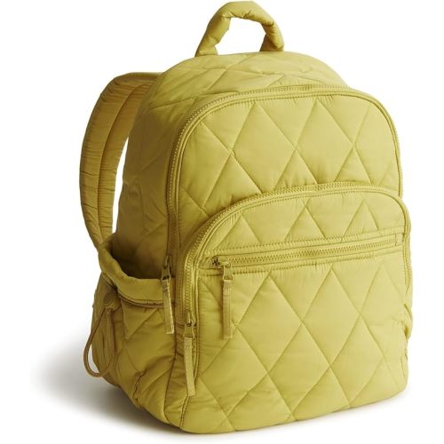 Vera Bradley Women's Featherweight Bancroft Backpack, Golden Olive, One Size