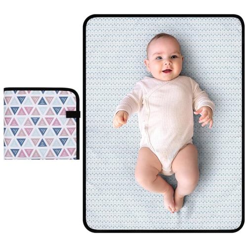 Accmor Portable Diaper Changing Pad, Waterproof Baby Changing Mat, Foldable Portable Travel Changing Pads for Baby, Triangle