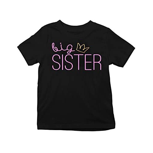 MISS POPULAR Big Sister T-Shirts for Big Sis Announcement, Promoted to Big Sis, Everyday Wear| Toddler to Big Girl Sizes