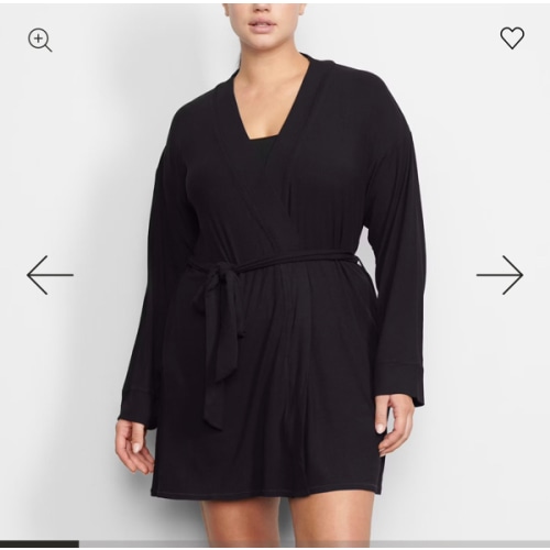 SOFT LOUNGE ROBE | ONYX | SKIMS | XL
