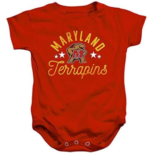 University of Maryland Official Terrapin Unisex Infant Snap Suit for Baby
