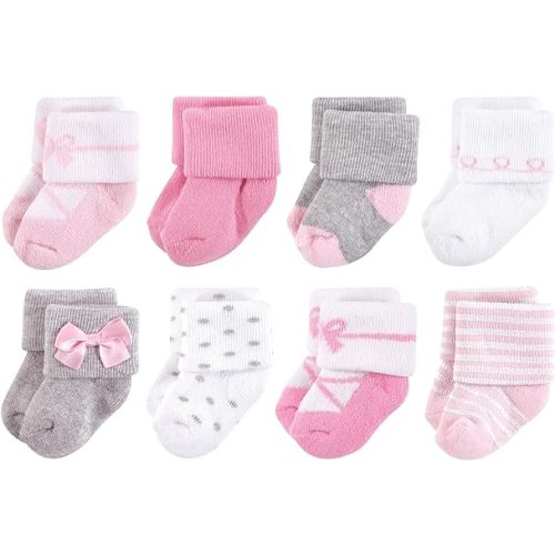 Little Treasure Baby Girls' Newborn Socks
