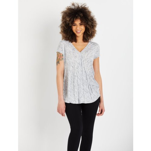 Pull Over 1 Button Closure Nursing Top
– Motherhood Maternity