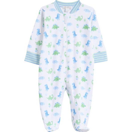 Dino Print Pima Cotton Footie, 0-3M