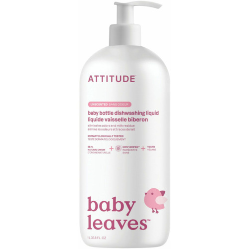 ATTITUDE Nature+ Little Ones Bottle + Dishwashing Liquid Fragrance Free