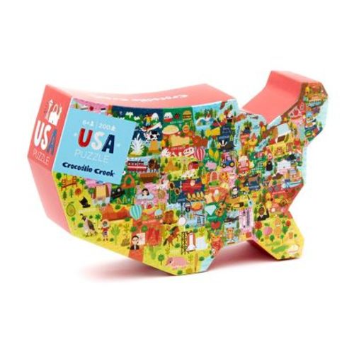 200 Pc USA Shaped Puzzle