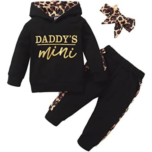 Newborn Baby Girl Clothes Outfits Infant Hoodie Sweatshirt Pants Headband Toddler Girl Clothing Set