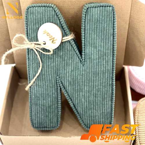 Personalized Corduroy Letters, Corduroy Plush, Corduroy Name Letters, Corduroy Letters For Nursery, Corduroy Fabric Letters