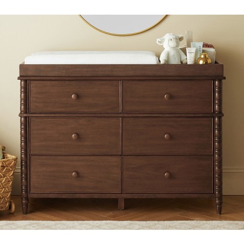 Elsie 6-Drawer Dresser & Topper Set (49w x 20d")