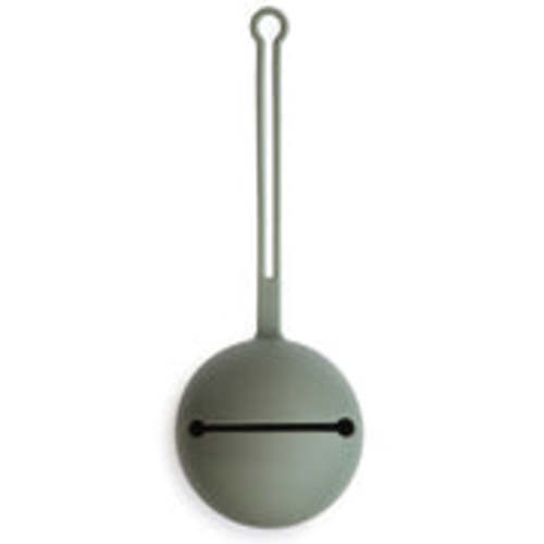 Mushie Baby Silicone Pacifier Case | dried thyme