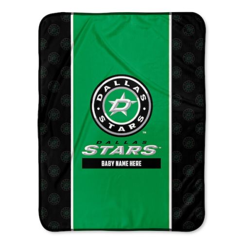Dallas Stars Chad & Jake 30" x 40" Personalized Baby Blanket