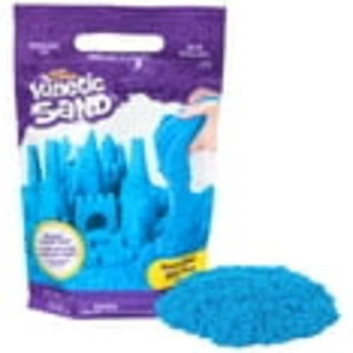 Kinetic Sand, Blue Moldable Sensory Play Sand, 2 lb Resealable Bag, Arts & Crafts Toy for Kids 3+