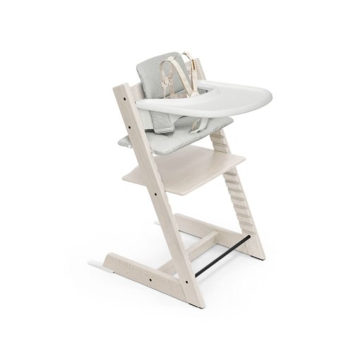 Stokke Tripp Trapp Wood High Chair with Tray: Classic Scandinavian Design