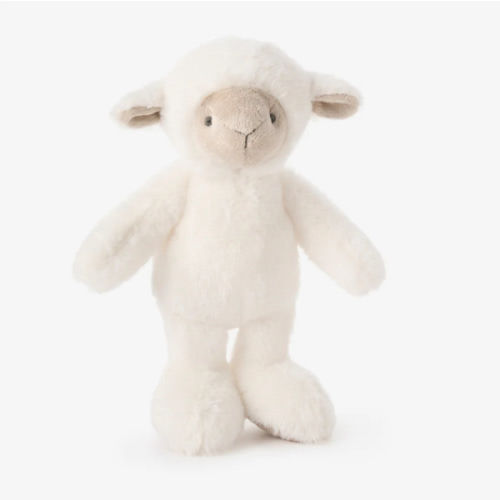 Lamb 9" Plush Stuffed Toy – Elegant Baby