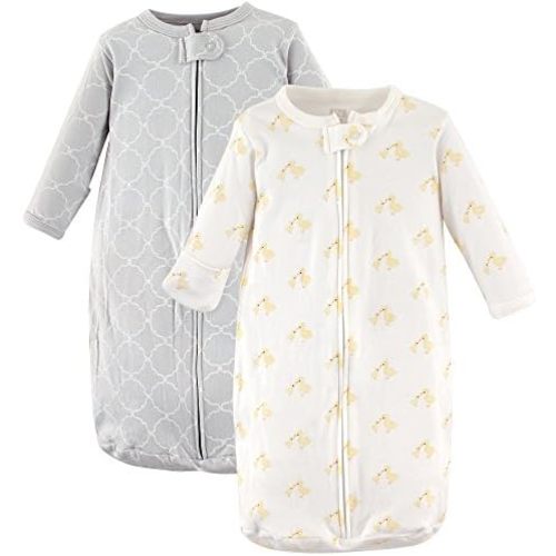 Hudson Baby BabyCotton Long-Sleeve Wearable Sleeping Bag, Sack, Blanket