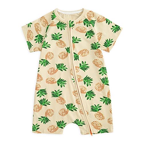 Simplee kids Baby Boy Outfits Short Sleeve Clothing Set Print Cartoon Baby Summer Romper