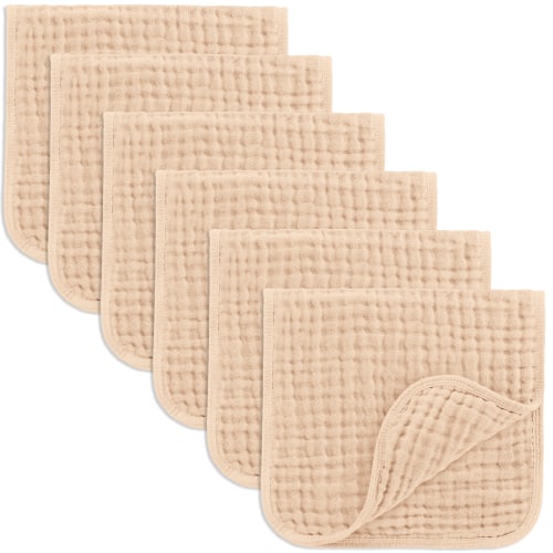 Muslin Burp Cloths in Cream – Comfy Cubs