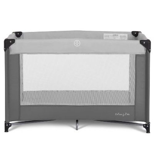 Dream On Me Zazzy Portable Playard with Bassinet in Gray