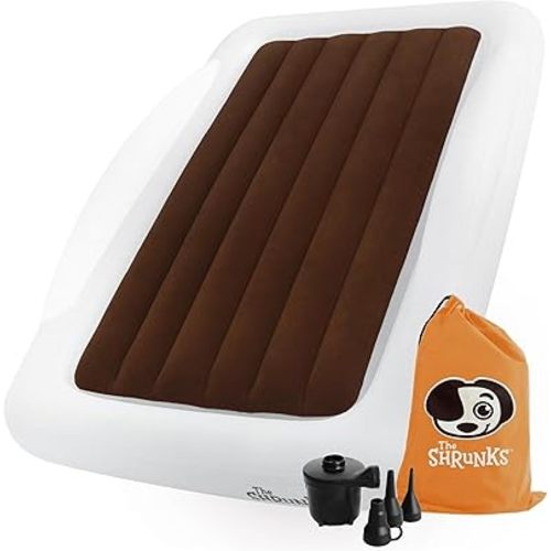 Inflatable Toddler Travel Bed with Safety Bumpers | Portable Toddler Bed for Kids | Toddler Air Mattress | Air Mattress with Bed Rails