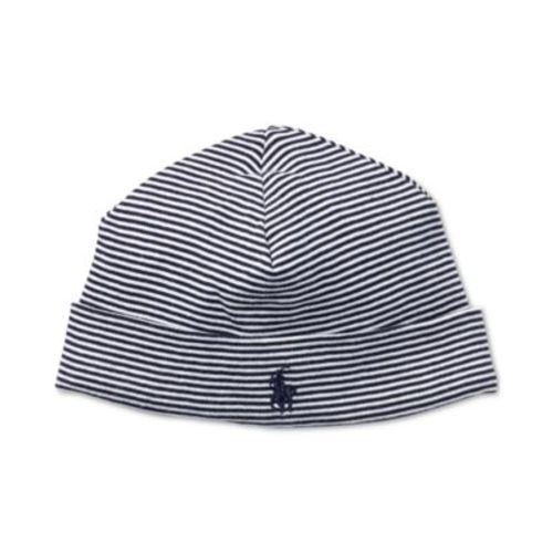 Baby Boys Striped Soft Cotton Hat