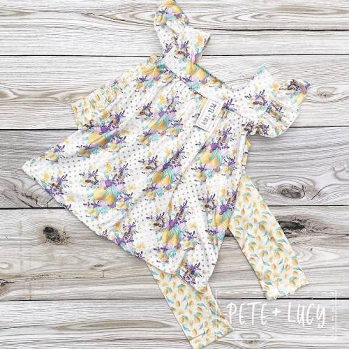 Lemons & Lavender Girls Pant set