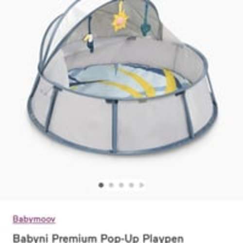 Babymoov babyni pop up play pen
