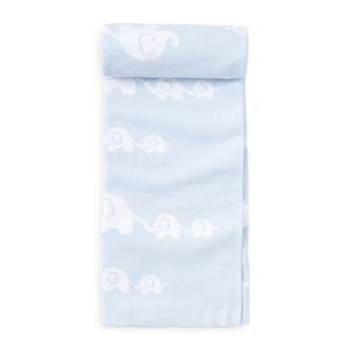 Unisex Elephant Print Blanket - Baby